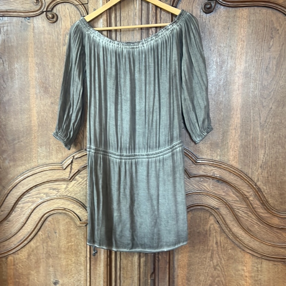 YFB CLOTHING Aletta Dress in Iron Oil Wash - Picture 7 of 13